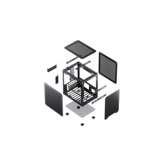 Jonsbo C6 Tower Micro ATX Sort